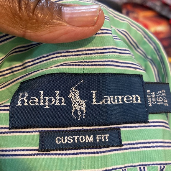 Ralph Lauren size 16.5/32-33 Shirt good condition - Picture 4 of 5